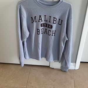Modern Lux Light Blue Long Sleeve Tee